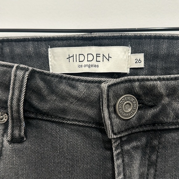 NWT Hidden Jeans Ryan bootcut size 26 charcoal denim - Picture 4 of 9